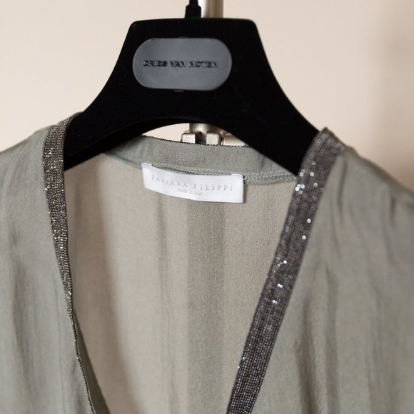 Fabiana Filippi Silk top sequins size 2 - Picture 5 of 8